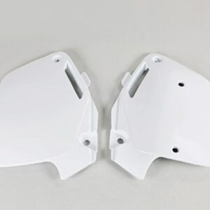 UFO Sidenummerplader Honda Hvid