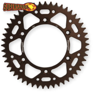 Supersprox Rear Alu. Sprocket Brown, 48T