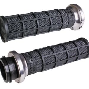 ODI Harley-Davidson V-TWIN Lock-On Grip Set, Silver