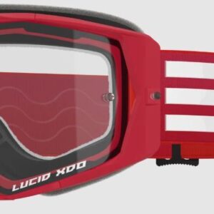 EKS Lucid Race Face Goggle, Red