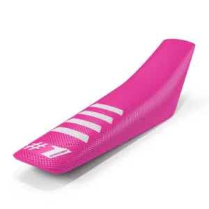 ONEGRIPPER - RIBBED PINK/HVID