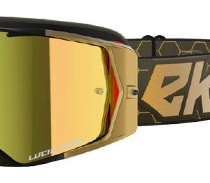 EKS Lucid Goggle, Metallic Gold/Black, Gold Mirror