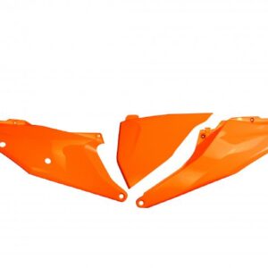 UFO Sidenummerplader/Airbox Orange KTM