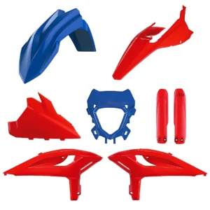 Polisport Plastic Kit, Blue/Red