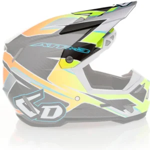 6D ATR-3 Reflex Visor, Gloss Neon Yellow