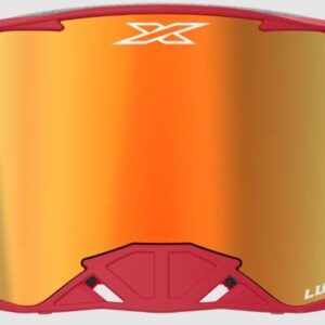 EKS Lucid Goggle, Red/Black, Red Mirror Lens